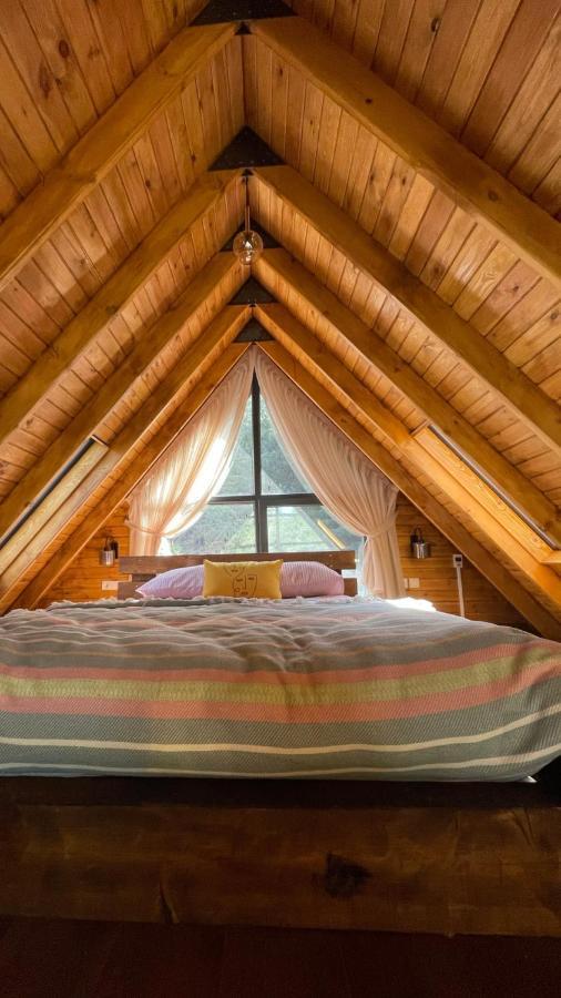 Panurlawoodenhouse Oezel Havuz& Sauna Mavi المظهر الخارجي الصورة