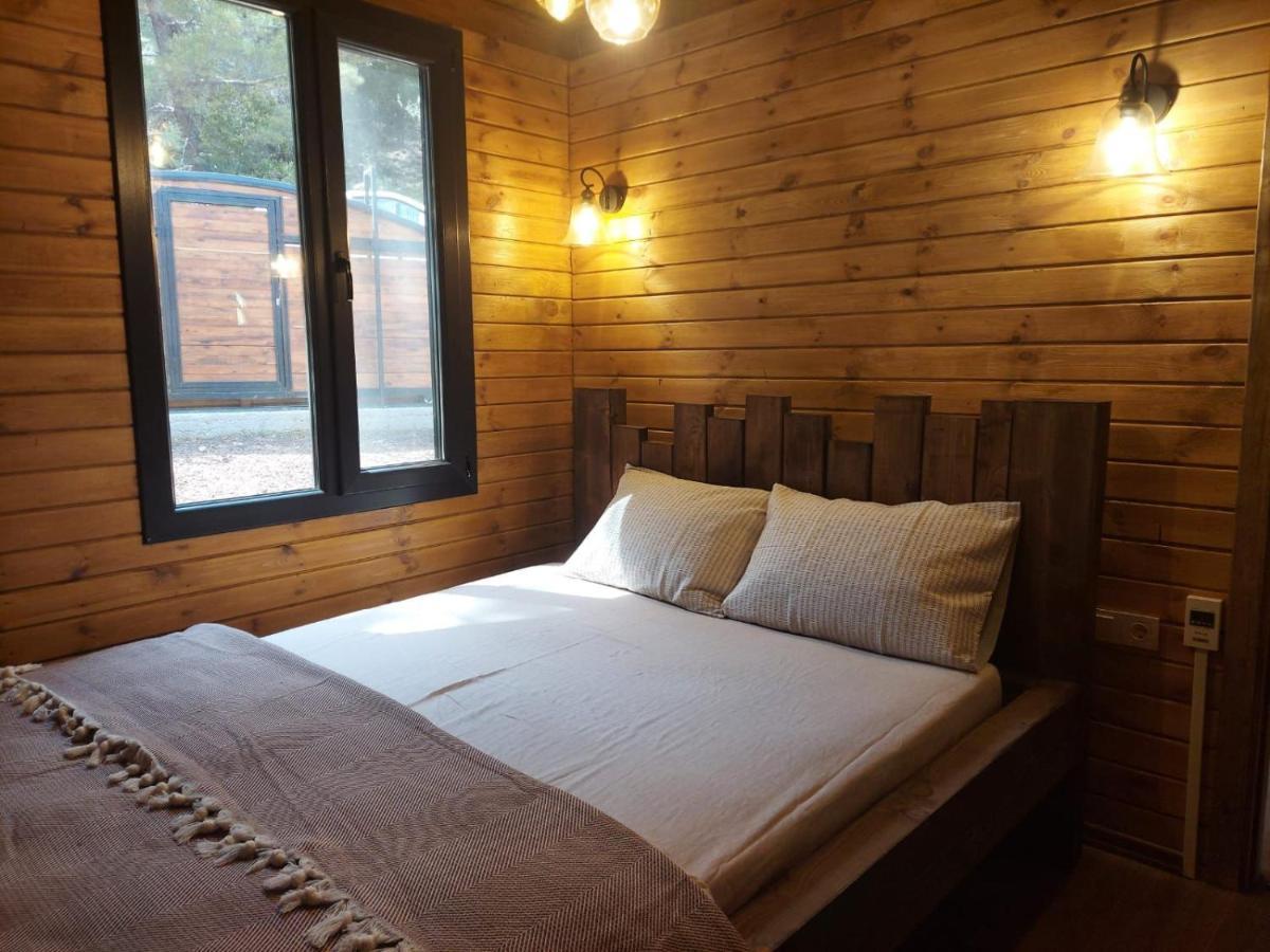 Panurlawoodenhouse Oezel Havuz& Sauna Mavi المظهر الخارجي الصورة