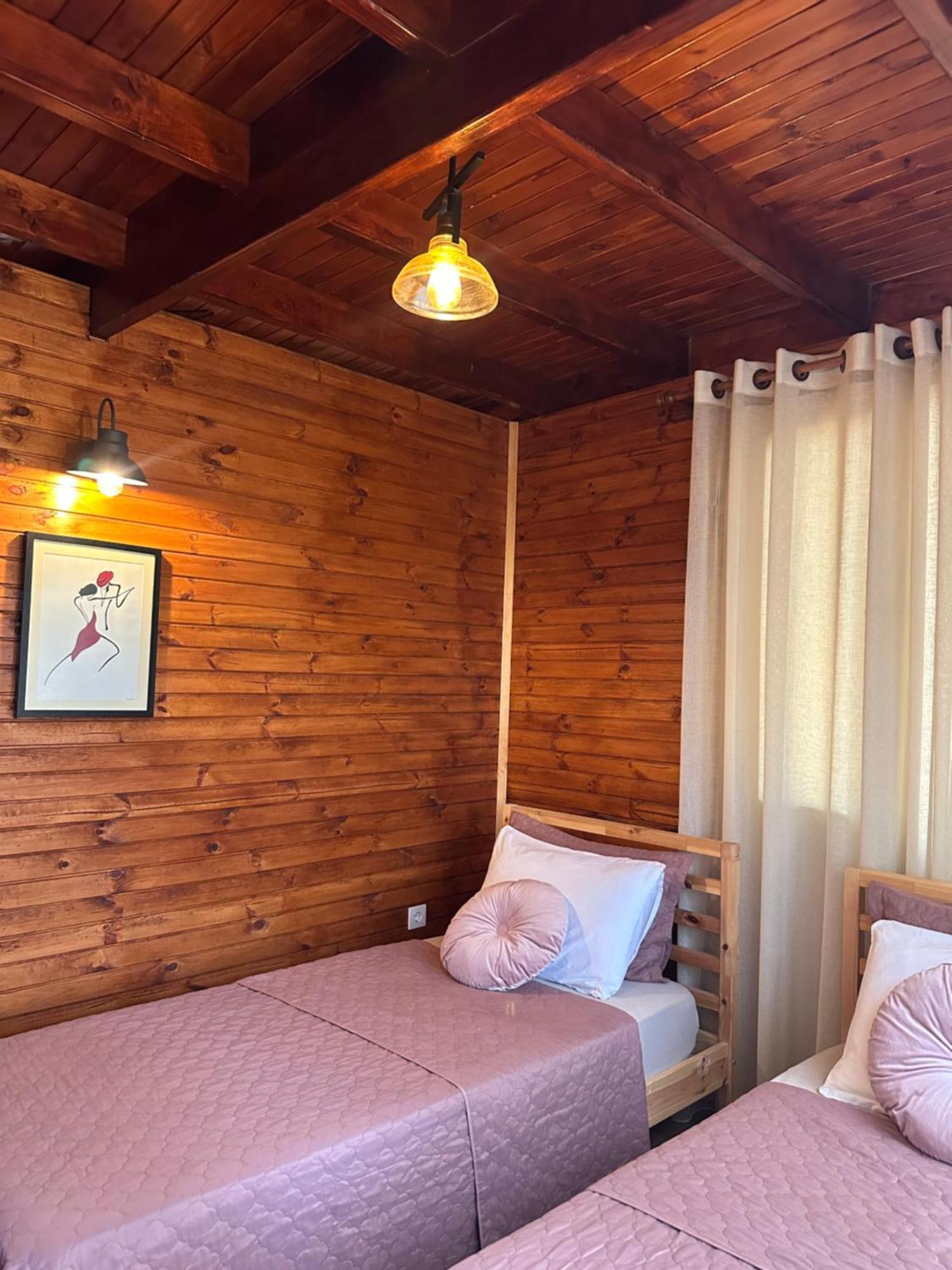 Panurlawoodenhouse Oezel Havuz& Sauna Mavi المظهر الخارجي الصورة